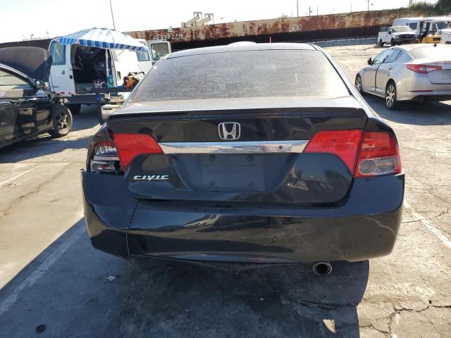2HGFA166X9H330344 - 2009 HONDA CIVIC LX-S BLACK photo 6