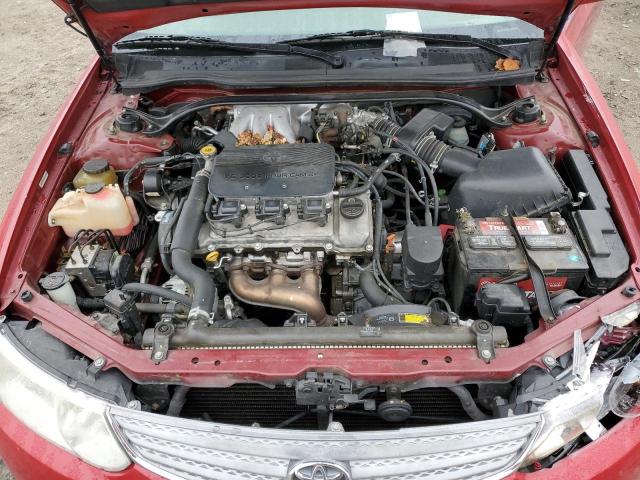 2T1CF28P92C598106 - 2002 TOYOTA CAMRY SOLA SE RED photo 11