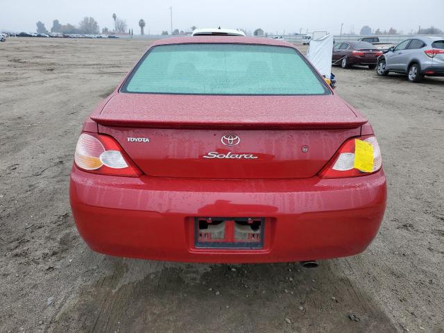 2T1CF28P92C598106 - 2002 TOYOTA CAMRY SOLA SE RED photo 6