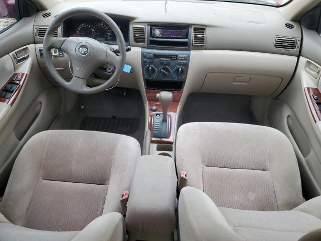 1NXBR32E15Z355781 - 2005 TOYOTA COROLLA CE ბურგუნდია ფოტო 8