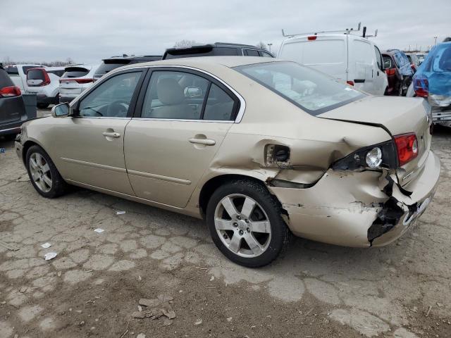 KNAGE123765078314 - 2006 KIA OPTIMA LX GOLD photo 2