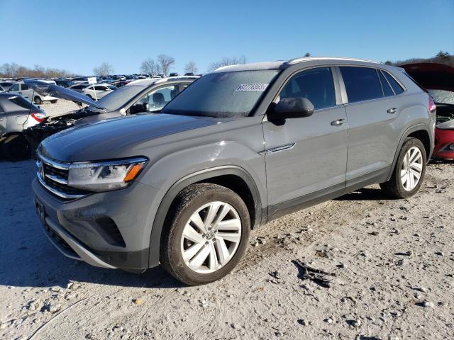 1V2KE2CA9MC208360 - 2021 VOLKSWAGEN ATLAS CROS SE GRAY photo 1