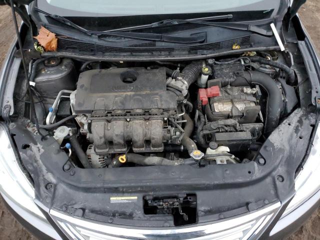 3N1AB7AP1FY381796 - 2015 NISSAN SENTRA S GRAY photo 11