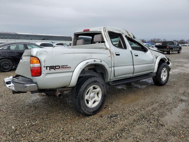 5TEGN92N13Z268654 - 2003 TOYOTA TACOMA DOUBLE CAB PRERUNNER SILVER photo 3