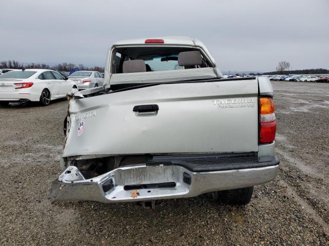 5TEGN92N13Z268654 - 2003 TOYOTA TACOMA DOUBLE CAB PRERUNNER SILVER photo 6