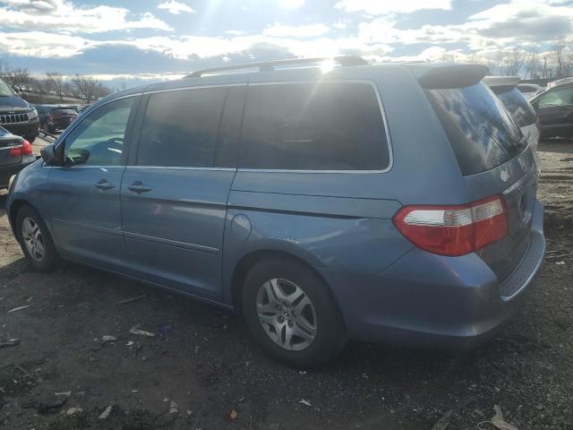 5FNRL38425B069675 - 2005 HONDA ODYSSEY EX BLUE photo 2