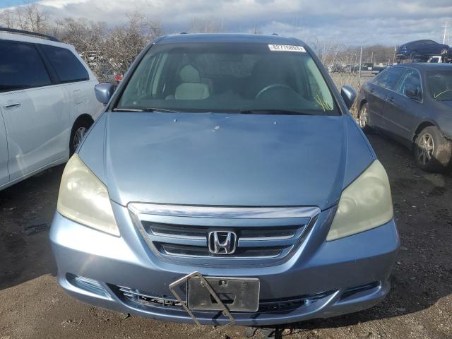 5FNRL38425B069675 - 2005 HONDA ODYSSEY EX BLUE photo 5