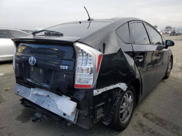 JTDKN3DU3B5305197 - 2011 TOYOTA PRIUS BLACK photo 3