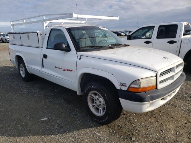 1B7FL26Y9XS119853 - 1999 DODGE DAKOTA WHITE photo 4