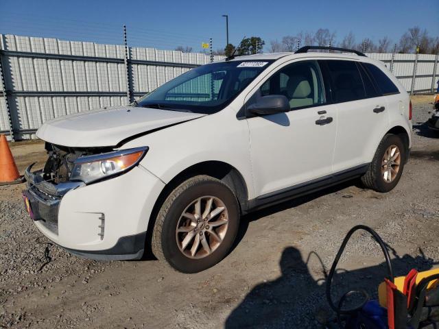 2FMDK3GC0DBB00368 - 2013 FORD EDGE SE WHITE photo 1