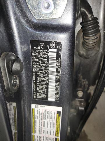 2T1KE40E79C019452 - 2009 TOYOTA COROLLA MA S GRAY photo 12