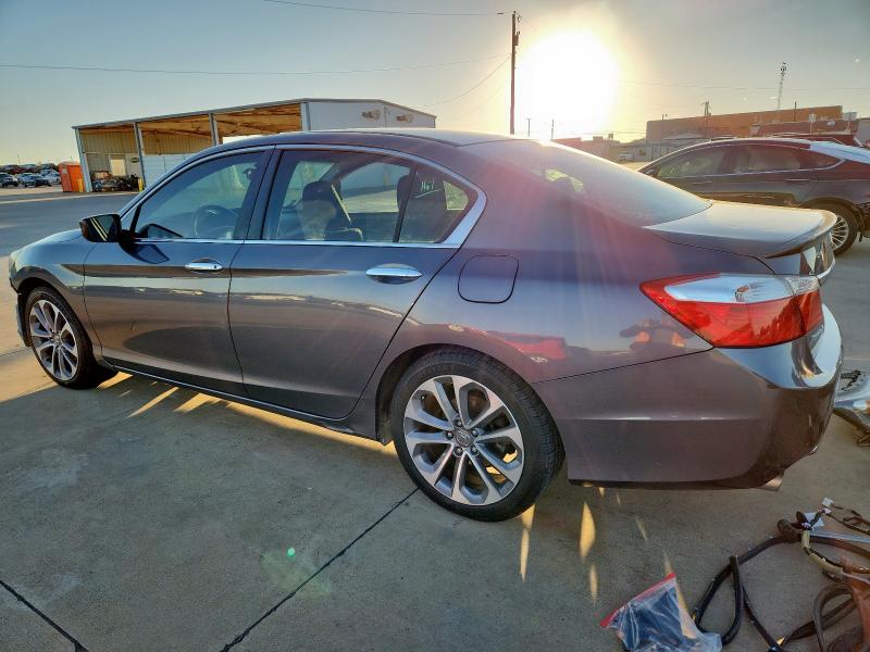 1HGCR2F57EA083768 - 2014 HONDA ACCORD SPORT رمادي صورة 2