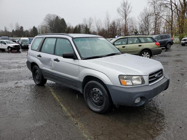 JF1SG63664H758476 - 2004 SUBARU FORESTER 2.5X SILVER photo 4