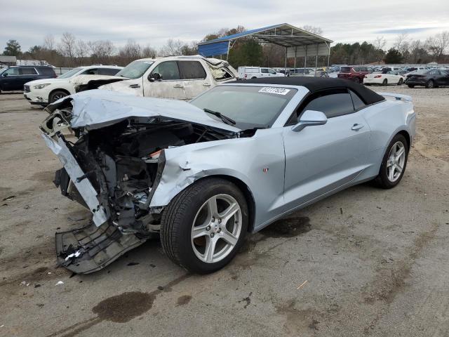 1G1FD3DS3J0105167 - 2018 CHEVROLET CAMARO LT GRAY photo 1