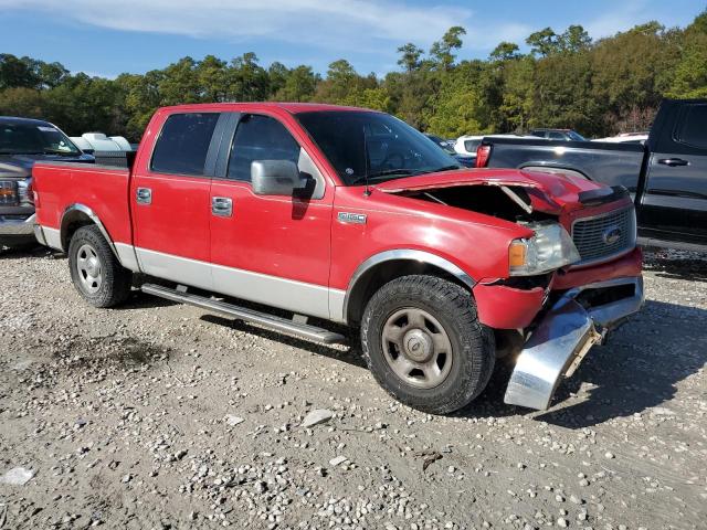 1FTPW12526KB15336 - 2006 FORD F150 SUPERCREW RED photo 4