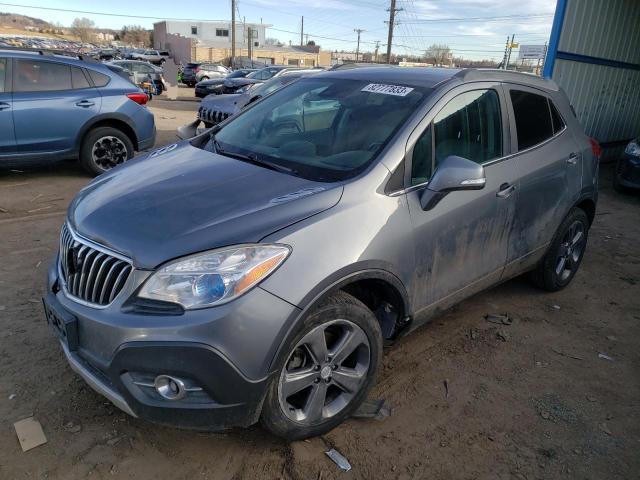 KL4CJHSB8EB674684 - 2014 BUICK ENCORE PREMIUM GRAY photo 1