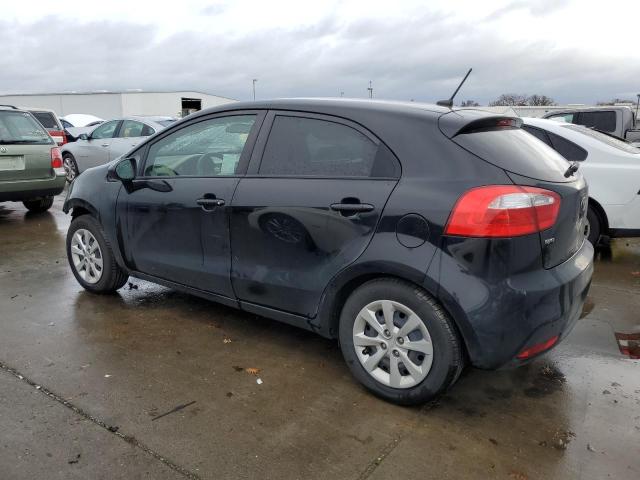 KNADM5A38D6295067 - 2013 KIA RIO LX BLACK photo 2