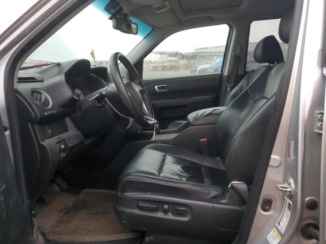 5FNYF4H60AB013514 - 2010 HONDA PILOT EXL SILVER photo 7