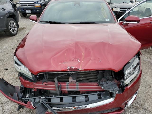 3LN6L5C96HR650144 - 2017 LINCOLN MKZ SELECT RED photo 11