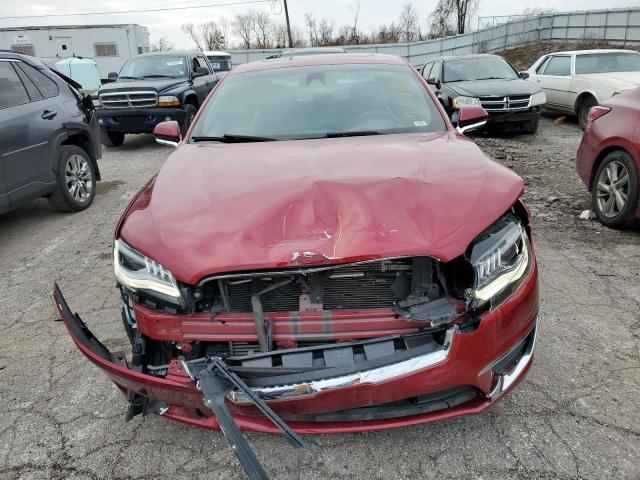 3LN6L5C96HR650144 - 2017 LINCOLN MKZ SELECT RED photo 5