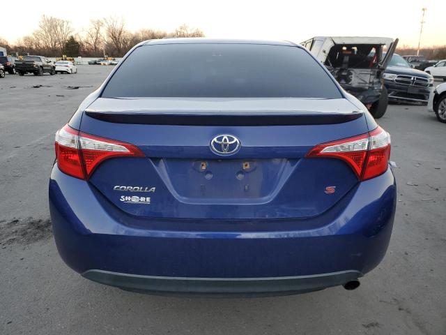 2T1BURHE5FC296214 - 2015 TOYOTA COROLLA L BLUE photo 6