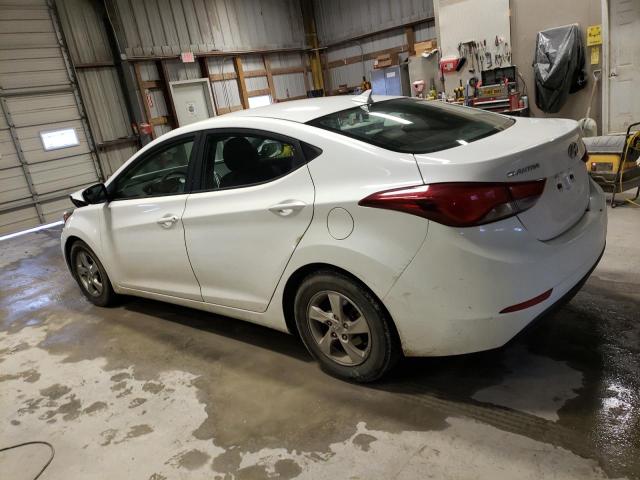 5NPDH4AE9EH510238 - 2014 HYUNDAI ELANTRA SE WHITE photo 2