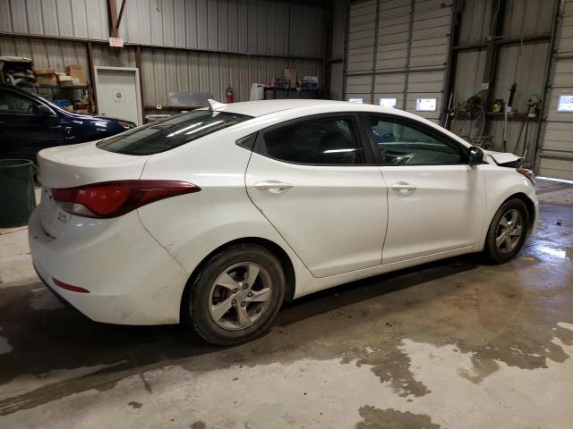 5NPDH4AE9EH510238 - 2014 HYUNDAI ELANTRA SE WHITE photo 3