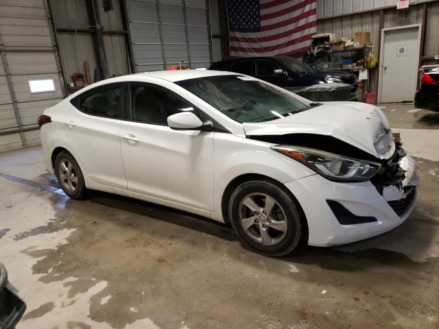 5NPDH4AE9EH510238 - 2014 HYUNDAI ELANTRA SE WHITE photo 4