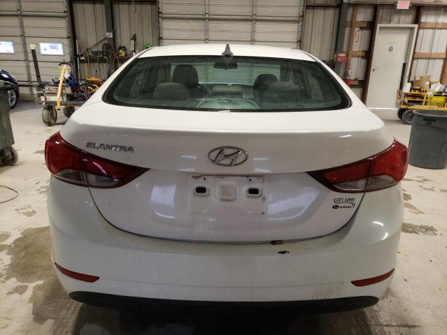 5NPDH4AE9EH510238 - 2014 HYUNDAI ELANTRA SE WHITE photo 6