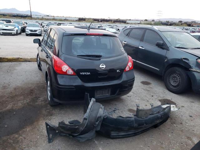 3N1BC13EX7L441292 - 2007 NISSAN VERSA S BLACK photo 6