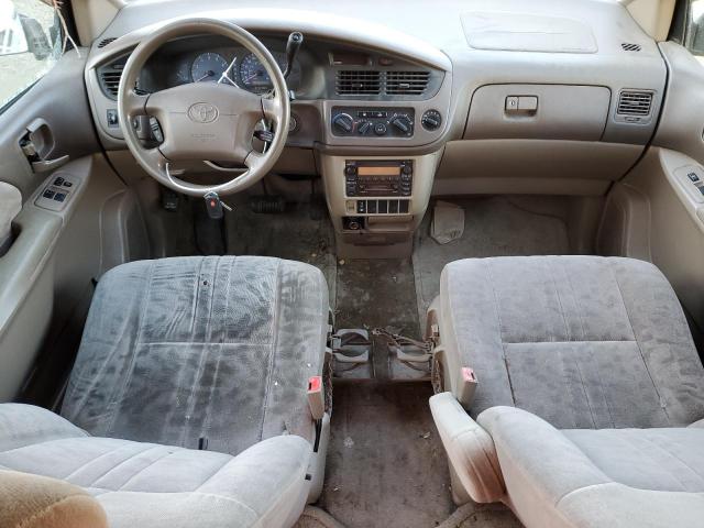 4T3ZF13C22U462950 - 2002 TOYOTA SIENNA LE BEIGE photo 8