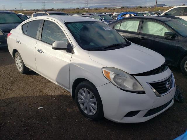 3N1CN7AP8CL862430 - 2012 NISSAN VERSA S WHITE photo 4