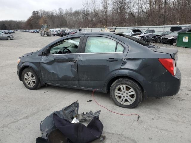 1G1JD5SGXE4128156 - 2014 CHEVROLET SONIC LT GRAY photo 2