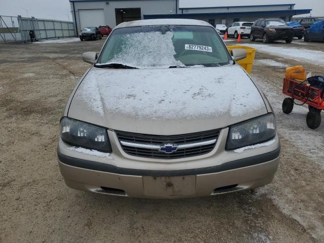 2G1WF55E429265614 - 2002 CHEVROLET IMPALA TAN photo 5