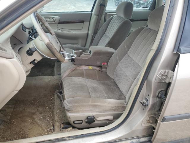 2G1WF55E429265614 - 2002 CHEVROLET IMPALA TAN photo 7