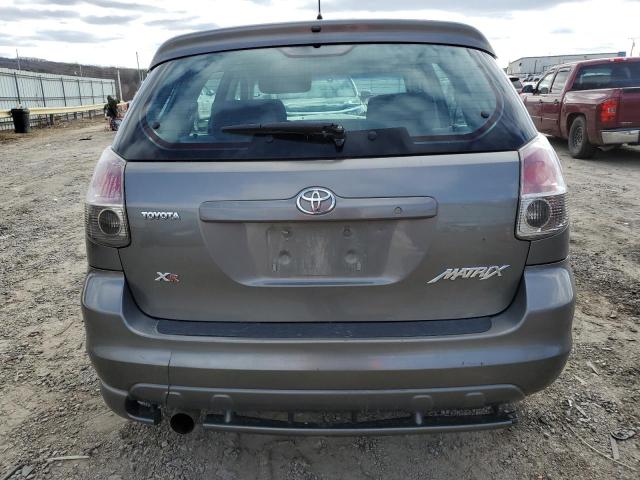 2T1KR30E26C613506 - 2006 TOYOTA COROLLA MA XR GRAY photo 6