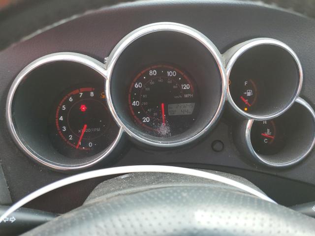 2T1KR30E26C613506 - 2006 TOYOTA COROLLA MA XR GRAY photo 9