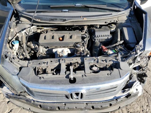 19XFB2F50CE346984 - 2012 HONDA CIVIC LX GRAY photo 11