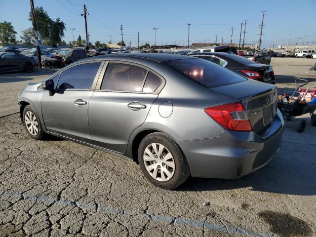 19XFB2F50CE346984 - 2012 HONDA CIVIC LX GRAY photo 2