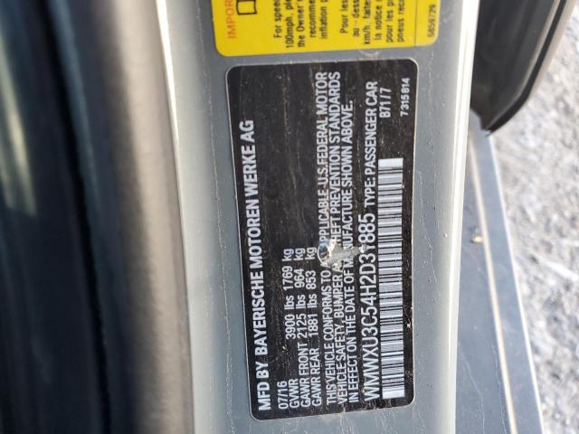 WMWXU3C54H2D31885 - 2017 MINI COOPER S SILVER photo 12