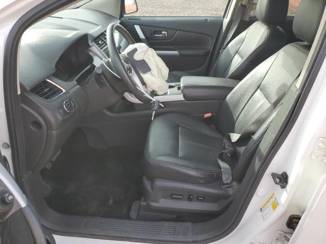 2FMDK4JC5EBA88640 - 2014 FORD EDGE SEL WHITE photo 7