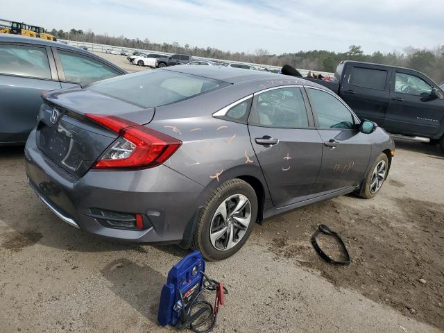 19XFC2F60KE211024 - 2019 HONDA CIVIC LX GRAY photo 3