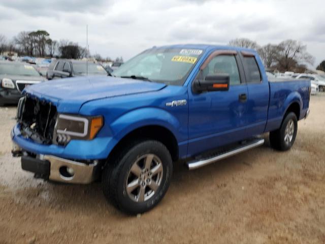 1FTFX1EFXDFC25229 - 2013 FORD F150 SUPER CAB BLUE photo 1