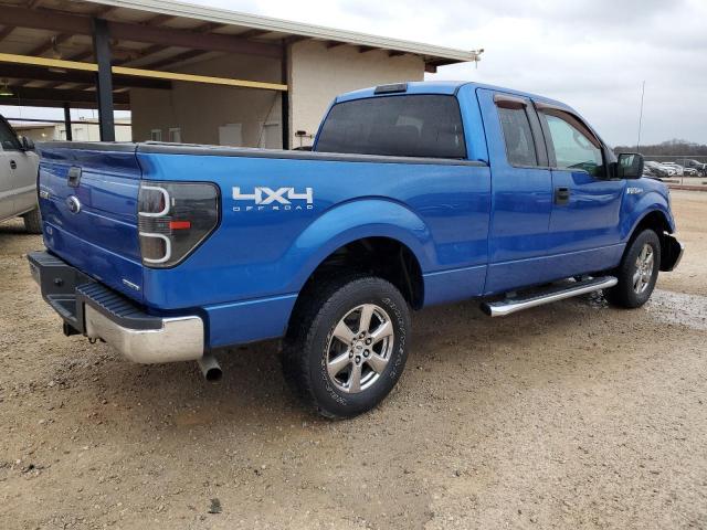 1FTFX1EFXDFC25229 - 2013 FORD F150 SUPER CAB BLUE photo 3