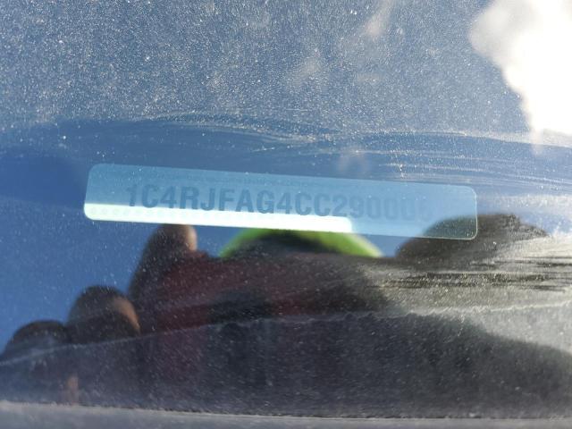 1C4RJFAG4CC290006 - 2012 JEEP GRAND CHER LAREDO თეთრი ფოტო 14