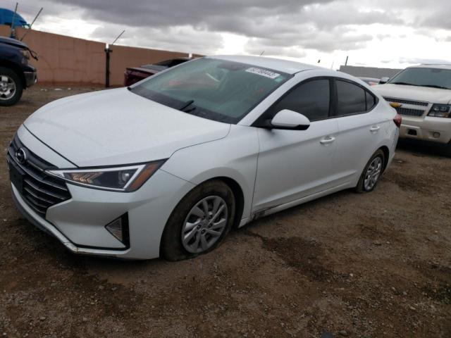 5NPD74LF7KH437617 - 2019 HYUNDAI ELANTRA SE WHITE photo 1