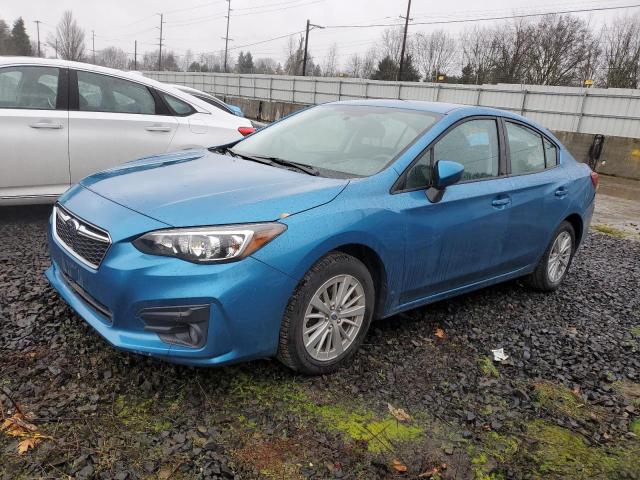 4S3GKAD62H3606164 - 2017 SUBARU IMPREZA PREMIUM PLUS BLUE photo 1