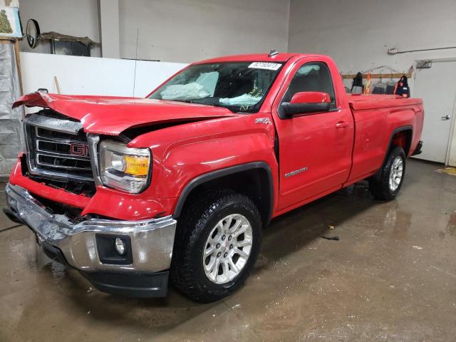 1GTN2UEC0EZ272402 - 2014 GMC SIERRA K1500 SLE RED photo 1