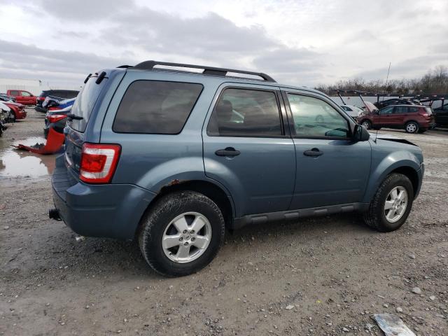 1FMCU0DG3BKB22251 - 2011 FORD ESCAPE XLT BLUE photo 3