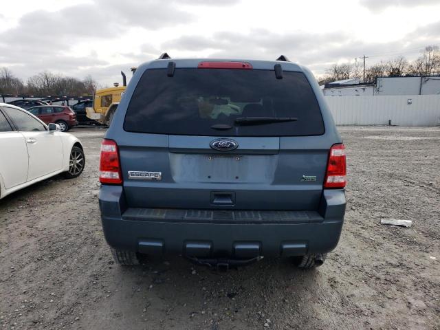 1FMCU0DG3BKB22251 - 2011 FORD ESCAPE XLT BLUE photo 6